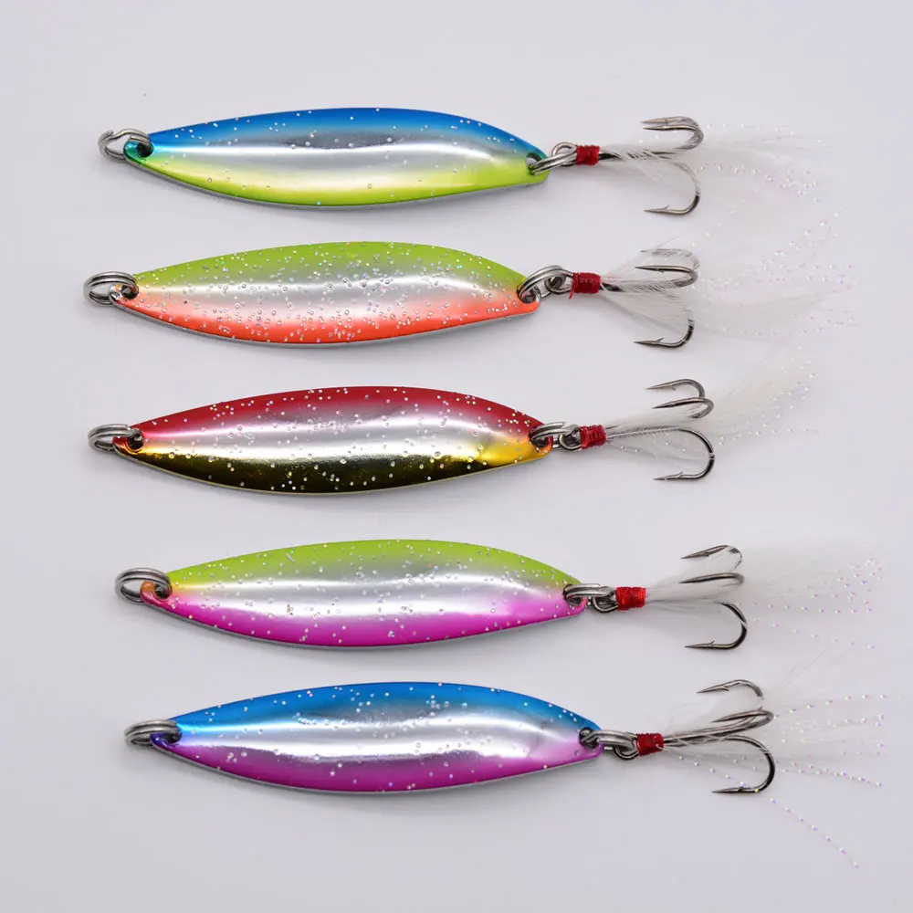 Balleo 5g 8g 14g 17g Spinner Spoon Matel Shell Fishing Lure Fishing Tackle