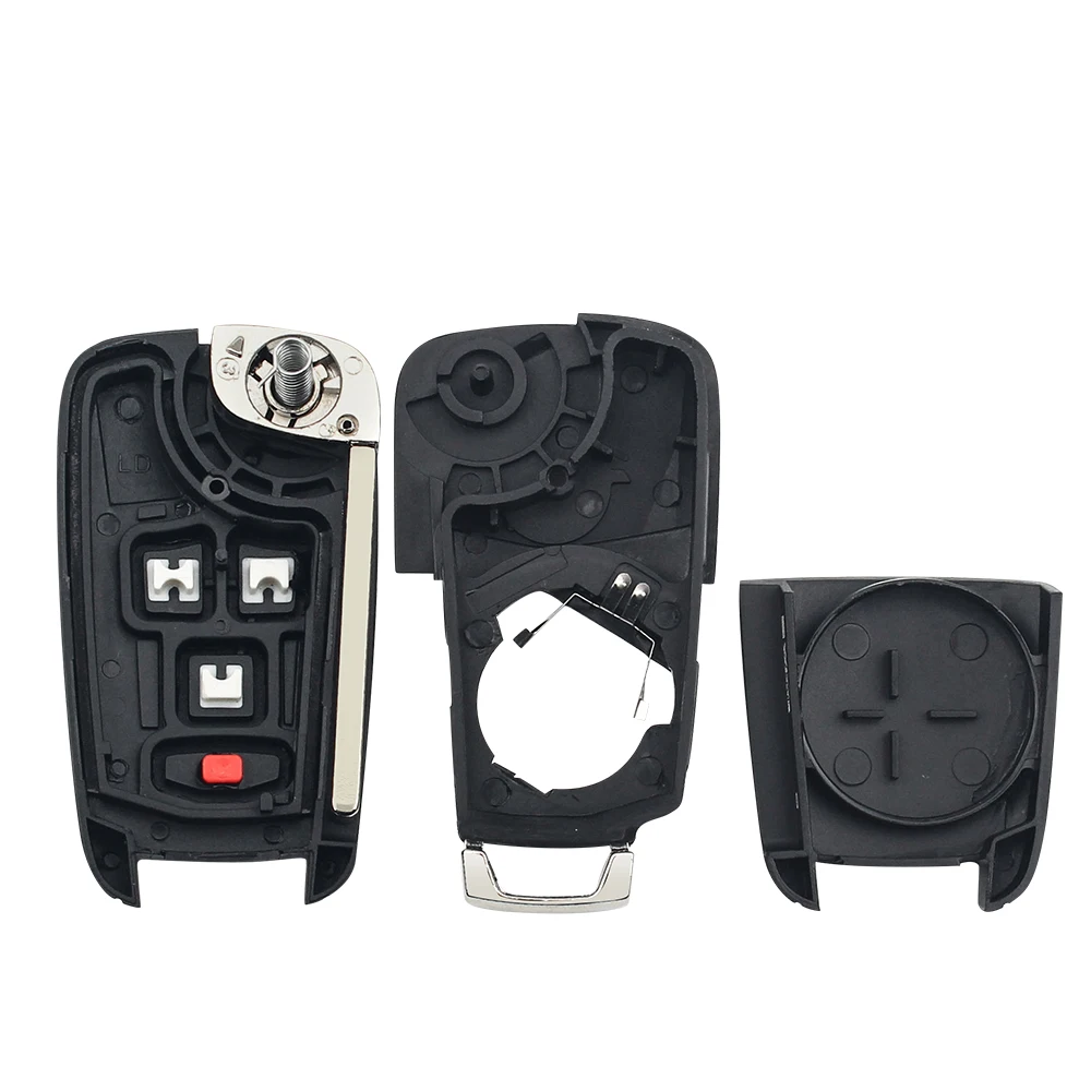 KEYYOU 2 Button Flip Folding Car Remote Key Case shell Fit For VAUXHALL OPEL Insignia Astra J Mokka Adam Cascade Karl Zafira C