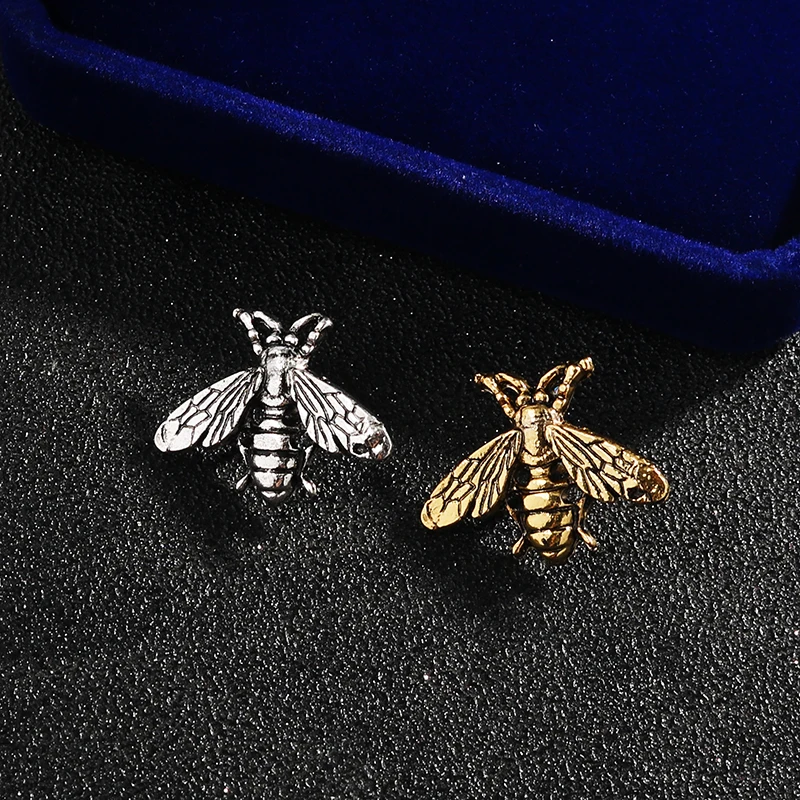 i-Remiel Fashion Retro Creative Bee Brooches Suit Wedding Brides Men's and Women's Shirt Collar Pin Accessories for Women 1 PCS