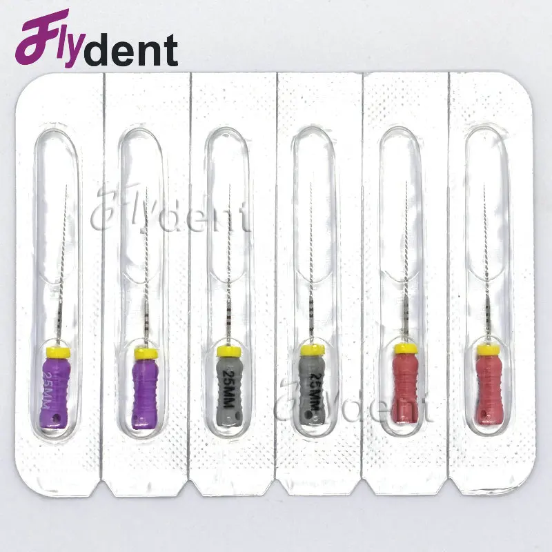 Dental C+ Files Endodontic C-Pilot Files Stainless Steel Ultrasonic Optional Sizes Used For Root Cleaning