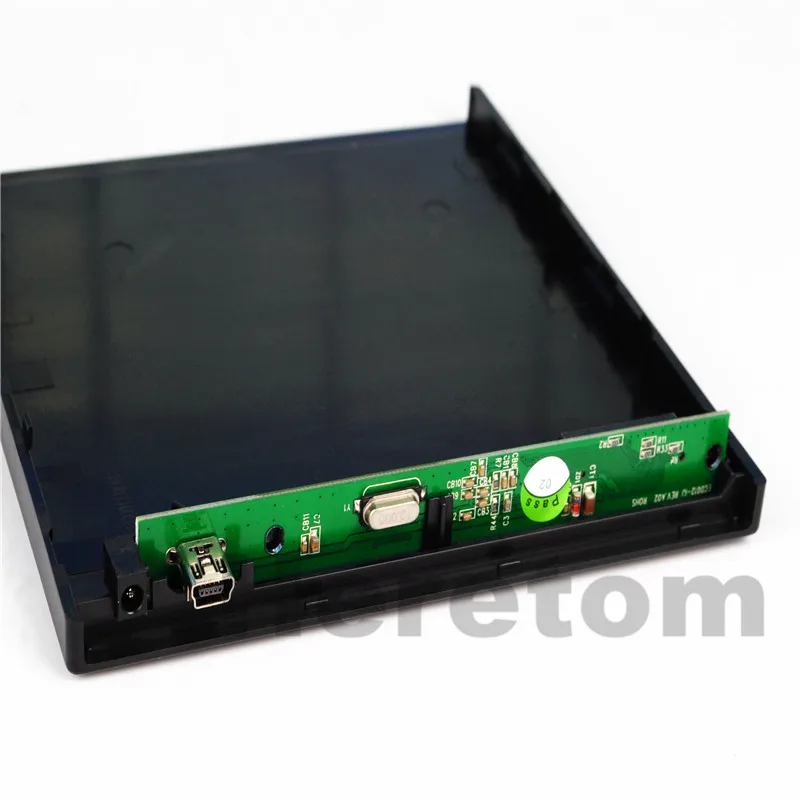 12.7mm USB 2.0 DVD/CD-ROM Case , IDE/ PATA to SATA Optical Drive External Enclosure For Laptop