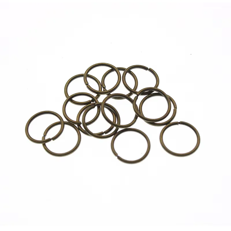200-100Pcs 3-16mm Silver Gold Jump Rings Single Loops Open Jump Rings & Split Rings Connectors for DIY Bracelet Jewelry Making