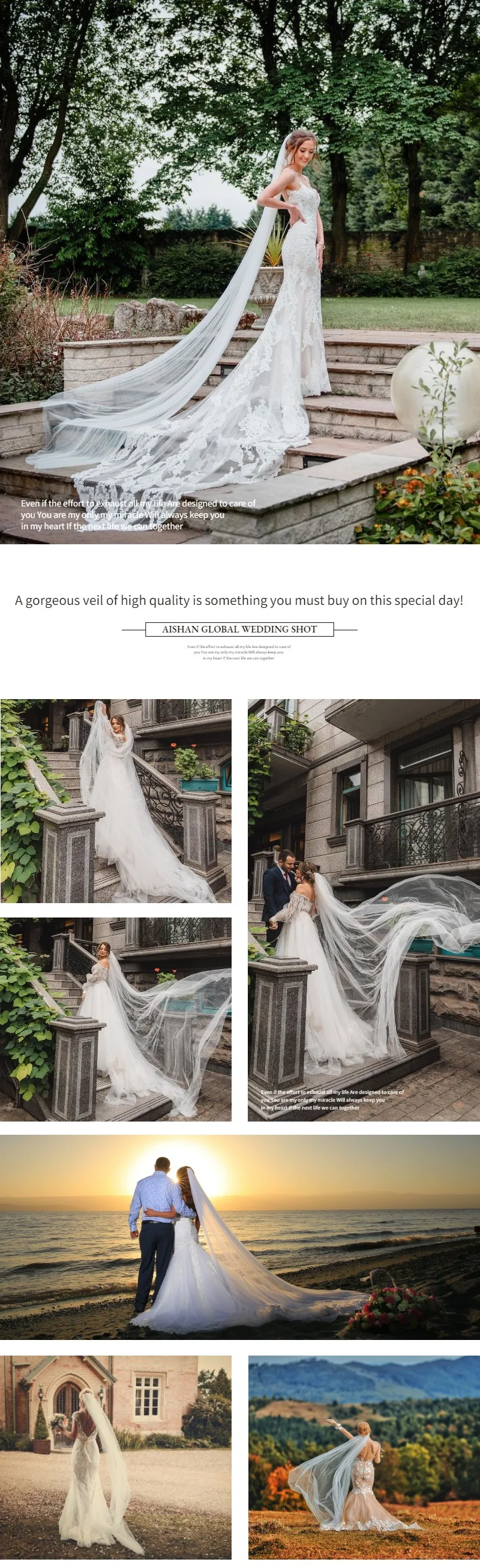 YouLaPan Soft Tulle Single Layer Bridal Wedding Simple Veil Cut Edge Velo De Novia Largo Mantilla Wedding Veil Customizable V30