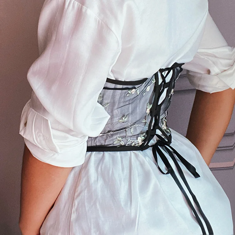 Women UltraSuper Wide Belt WomenElastic Waist Strap Corset Belts High Quality Stylish Slim - Fitting Band Waist Seal Decorations