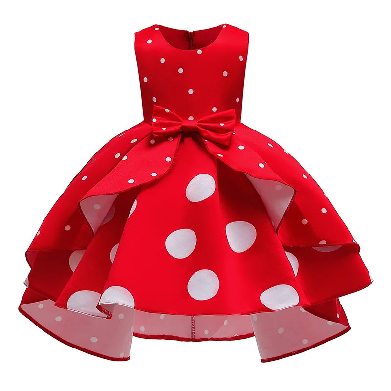 Baby Girls Flower Striped Dress For Girls Floral Wedding Party Dresses Kids Princess Christmas Dress Children Girls Clothing