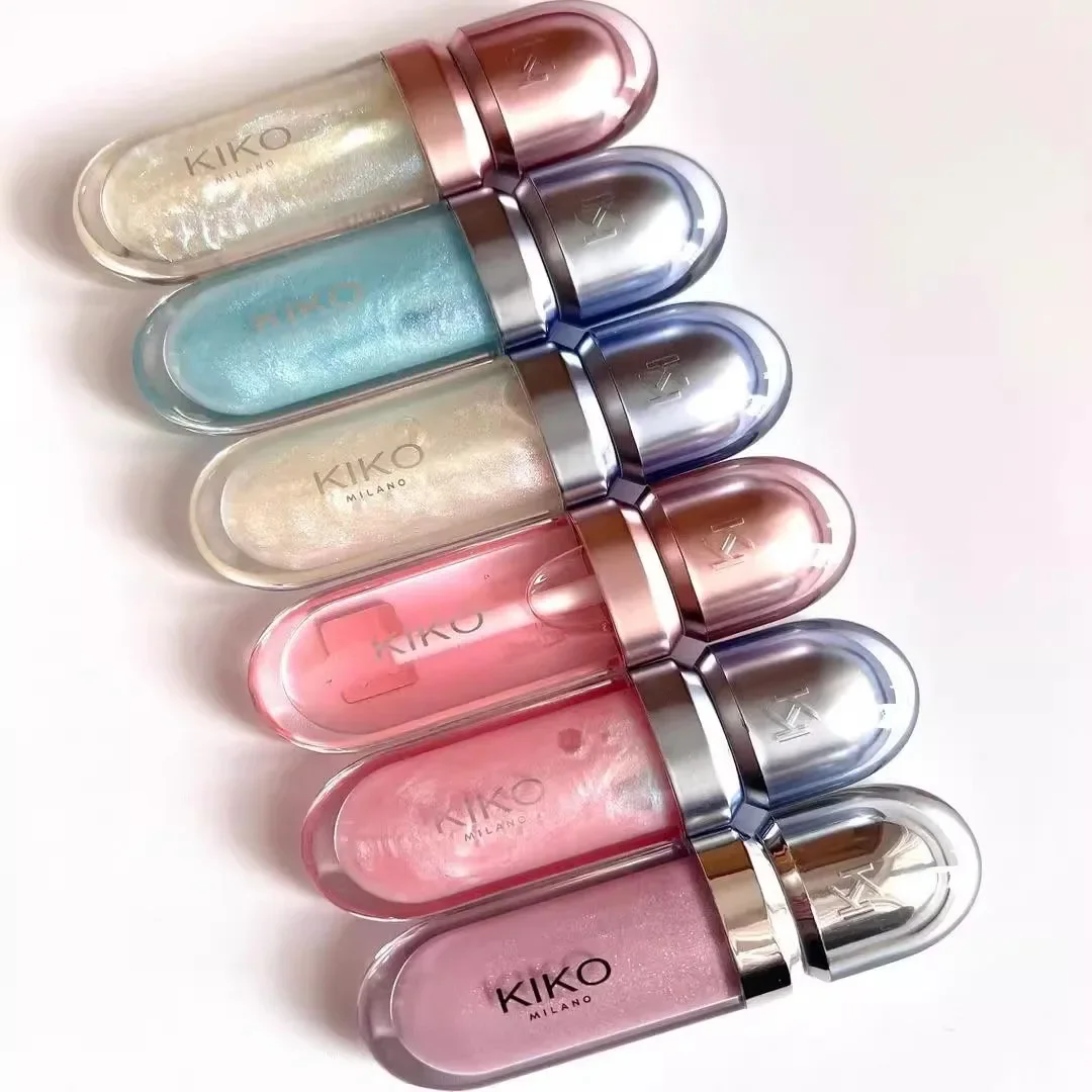 KIKO 3D Liquid Lip Glaze Transparent Lip Gloss Mirror Lipstick Nourishing Glossy Full Lips Not Fading Milk Tea Bean Paste Makeup