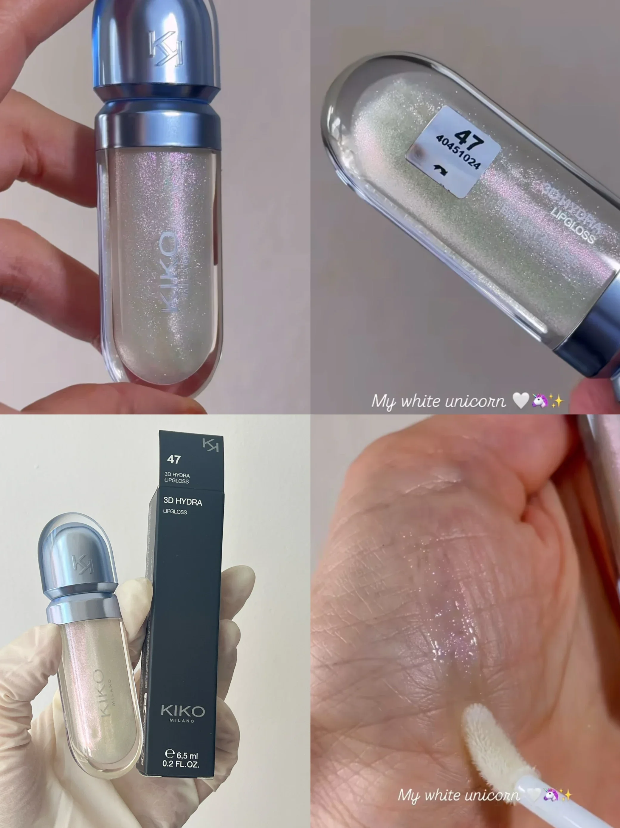 KIKO 3D Liquid Lip Glaze Transparent Lip Gloss Mirror Lipstick Nourishing Glossy Full Lips Not Fading Milk Tea Bean Paste Makeup