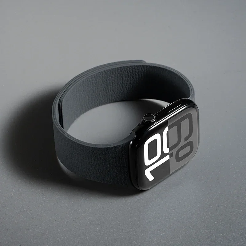 Silicone Magnetic Strap for Apple watch Bands 44mm 40mm 41mm 42mm 46mm 45mm 49mm correa iWatch Series 11 10 SE3 9 8 7 6 Ultra3 2
