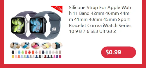 Silicone Magnetic Strap for Apple watch Bands 44mm 40mm 41mm 42mm 46mm 45mm 49mm correa iWatch Series 11 10 SE3 9 8 7 6 Ultra3 2