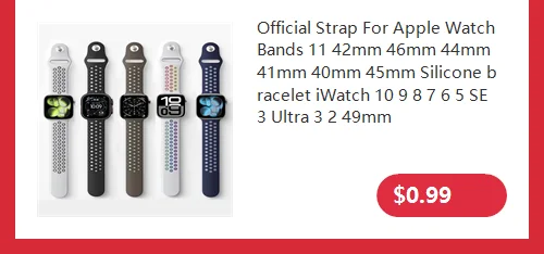 Silicone Magnetic Strap for Apple watch Bands 44mm 40mm 41mm 42mm 46mm 45mm 49mm correa iWatch Series 11 10 SE3 9 8 7 6 Ultra3 2