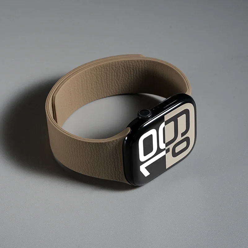 Silicone Magnetic Strap for Apple watch Bands 44mm 40mm 41mm 42mm 46mm 45mm 49mm correa iWatch Series 11 10 SE3 9 8 7 6 Ultra3 2