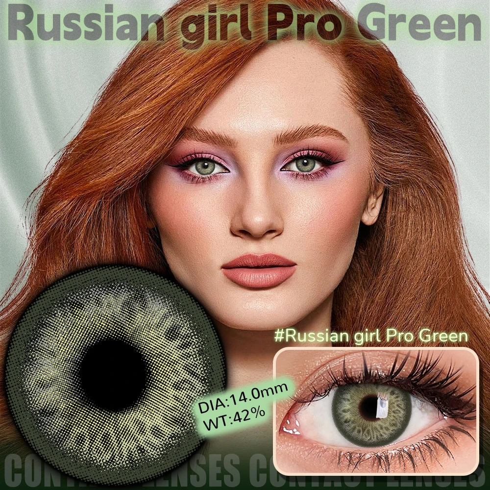 UYAAI Cleopatra Series Color Contact Lenses For Eye Brown Color Lens Blue Eyes Contact Makeup Beauty Colored Pupils Gray Natural