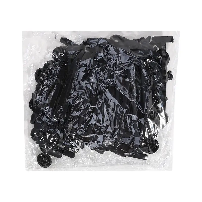 Universal Nylon Cable Tie Buckle Auto Fastener Screw Replacement Clip Car Fender Trunk Engine Guard Panel Wire Management Secure