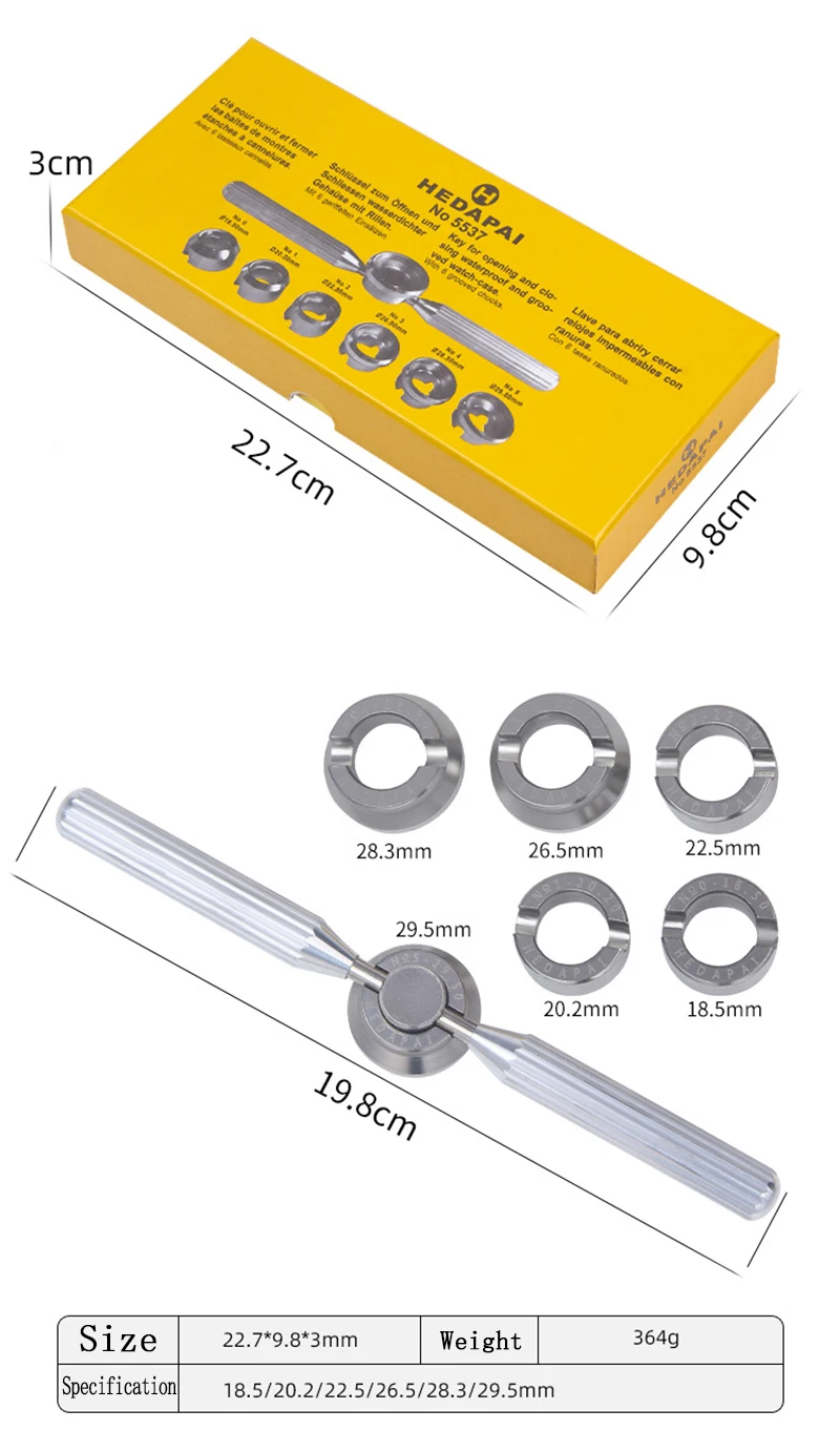 Watch Back Case Opener Suitable For Rolex Tudor Professional Watchmaker Key Closing Waterproof Tool Wristwatch Repair Tools Set
