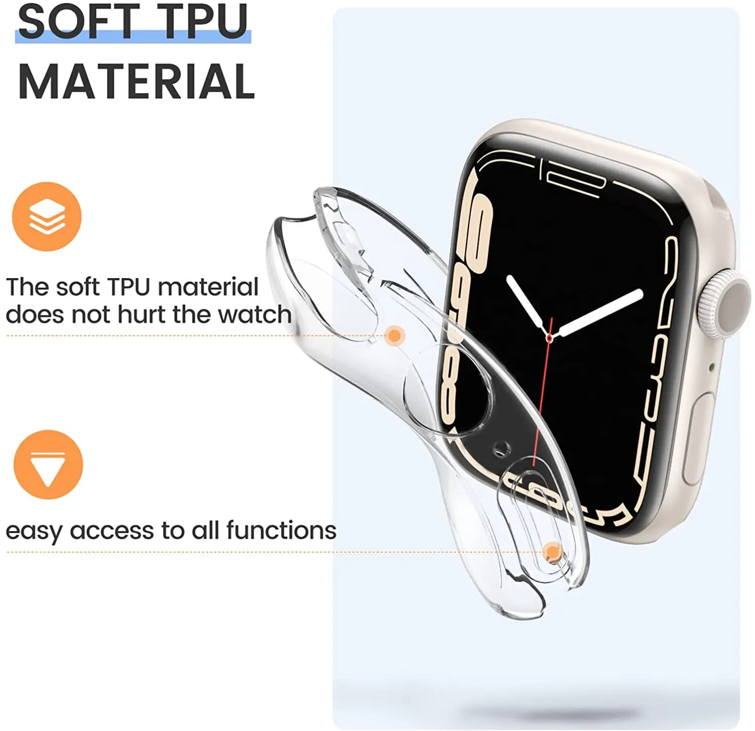 Strap for Apple Watch Band 45MM 44MM iwatch 49MM 46MM Wrist Bracelet Screen Protector Case Apple Watch Series Ultra3/11 12 9 Ban