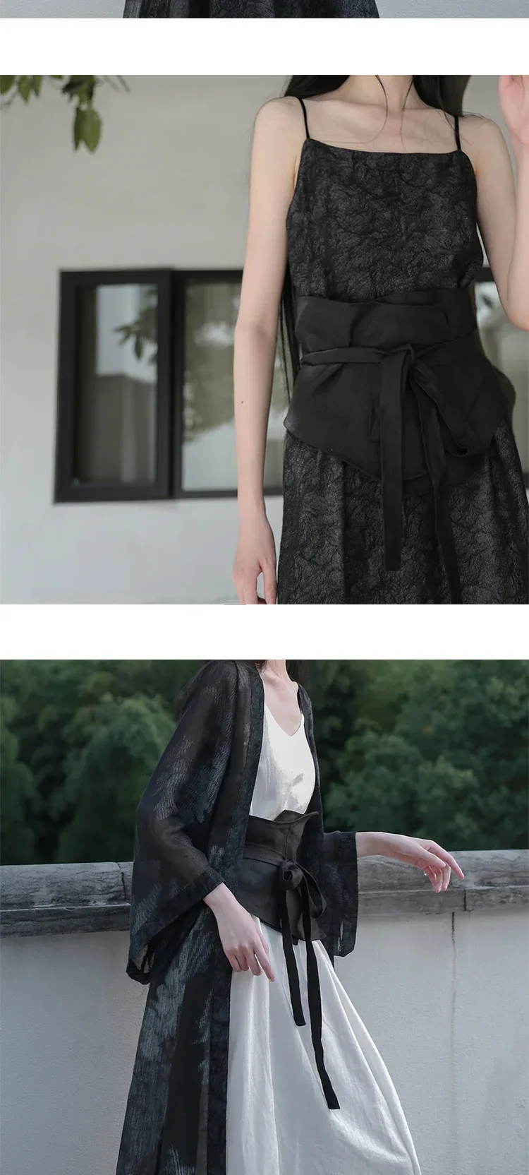 UMI MAO Spring New Style Of Moshu Homemade Irregular Wild Linen Girdle Female Chinese Style