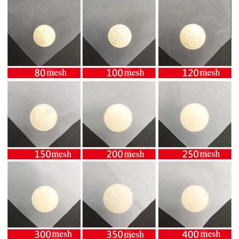 Nylon net filter 80/100 /120/150/160/200/250/260/300/350/400/450/500mesh 180-25 micron nylon wine water filter paint ink purify
