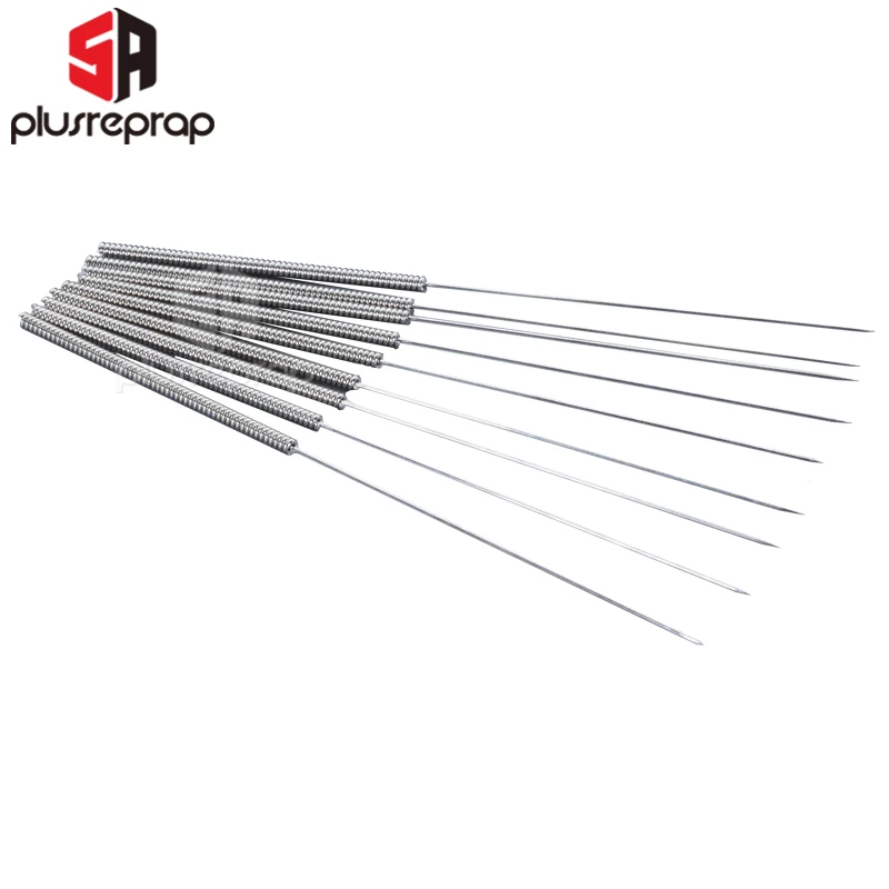 5PCS Nozzle Cleaning Needle Special Drill Cleaner Stainless Steel For MK8 V6 Nozzle Through Holes 0.2-1.0mm 3D Printer Parts
