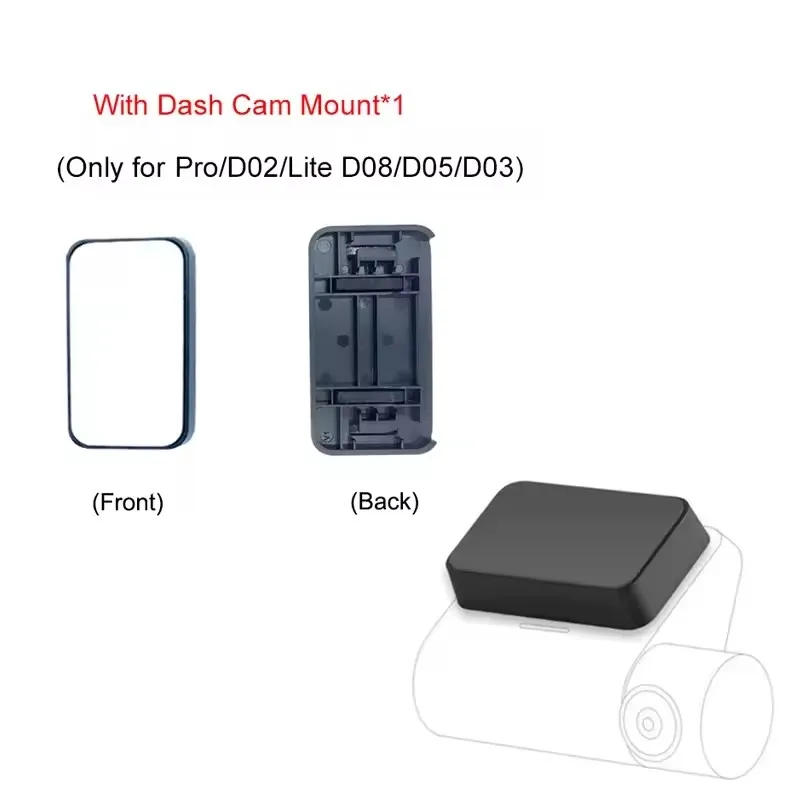 For 70mai Pro Dash Cam Smart Car DVR Sticker and Static Stickers, Suitable for 70mai Pro Car DVR Sticker holder 3pcs