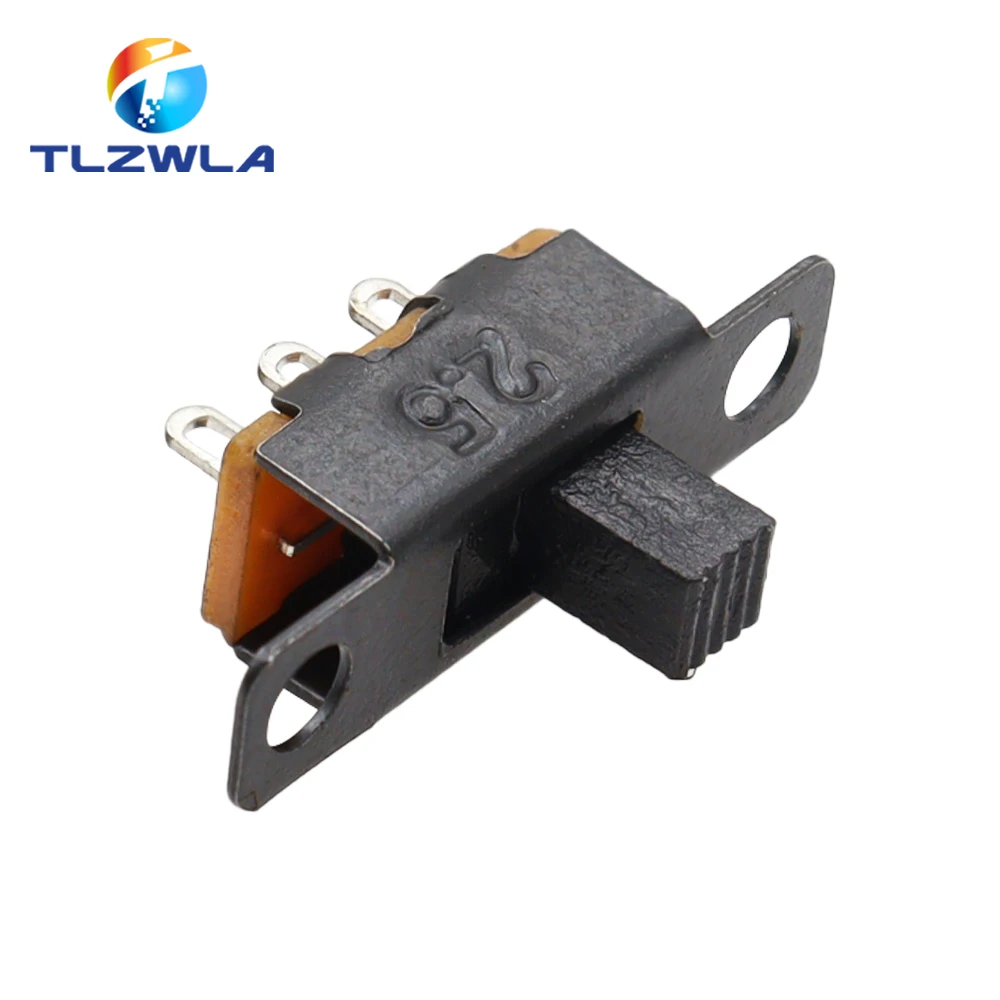 10PCS SS12F15 SS12F15VG4 Toggle Switch 3Pin 1P2T Slide Switch Handle High 4MM