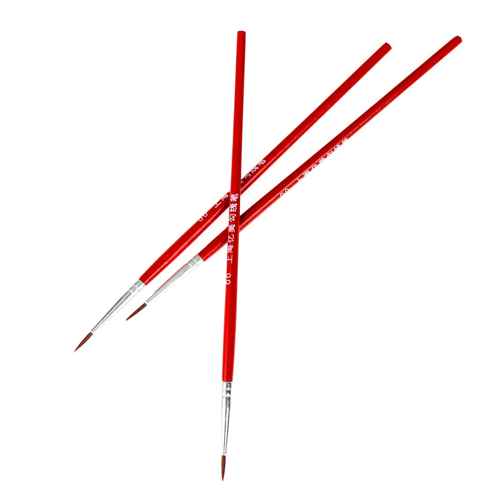 10Pcs Art Supplies Hand Painted Thin Hook Line Pen Drawing Art Pen Paint Brush Nylon Brush Acrylic Painting Pen Wholesale