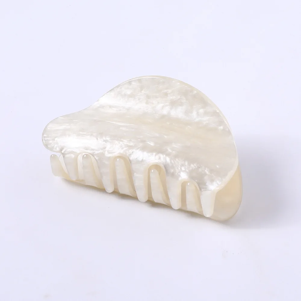 1PC Boutique Hair Clip Marble stripes  Acrylic Hairpins  Women Hair Crab Hair Claws Women Make UP Washing Tool Hair Accessories