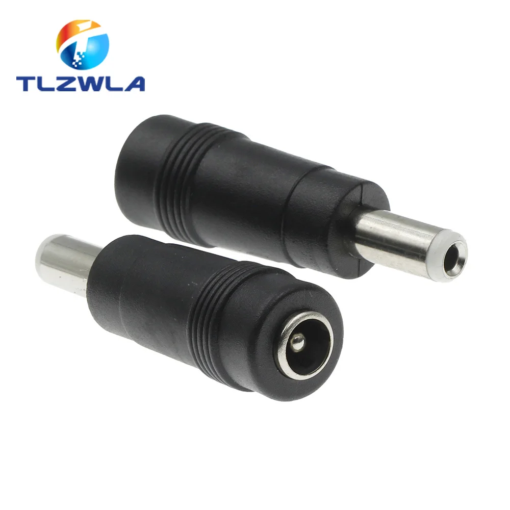 Connector For Dc Power Adapter Connector Plug Conversion Head Jack Female Socket 5.5*2.1mm Turn To Male 5.5*2.5mm