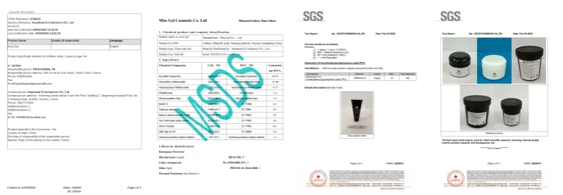 MSHARE Poly Nail Extension Gel TPO Hema Free Milky White Nails 60g Nail Extension Camouflage Quick Building Finger 60ml