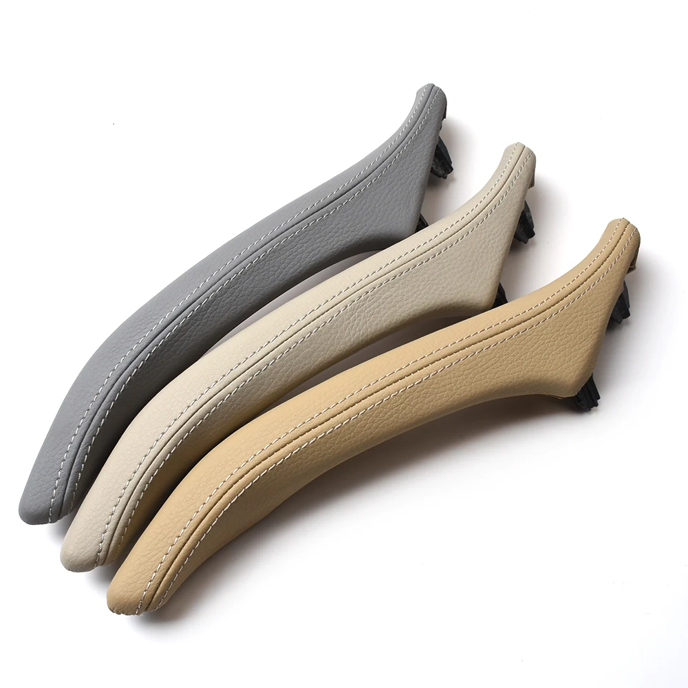 Interior Passenger Door Handle Leather Pull Handle Assembly Replacement For BMW 5 Series F10 F11 F18 520i 523i 525i 528i 535i