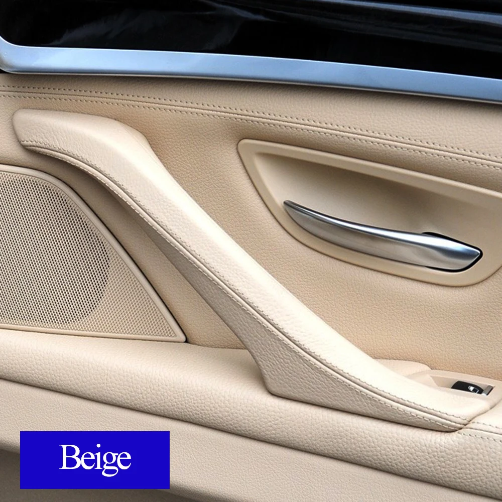 Interior Passenger Door Handle Leather Pull Handle Assembly Replacement For BMW 5 Series F10 F11 F18 520i 523i 525i 528i 535i
