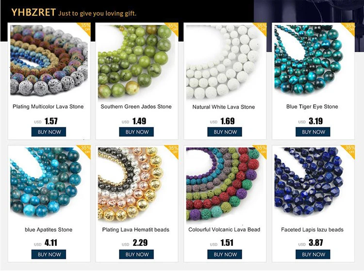 YHBZRET Colorful Cat Eye Beads opal Natural Stone Round glass Loose Spacer beads for Jewelry making DIY bracelets 4/6/8/10/12MM