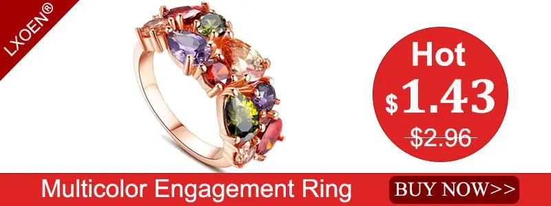LXOEN Silver Color Square CZ Rings Paved Austrian Zircon Fashion Women Ring for Party Engagement Ring Jewelry Gift