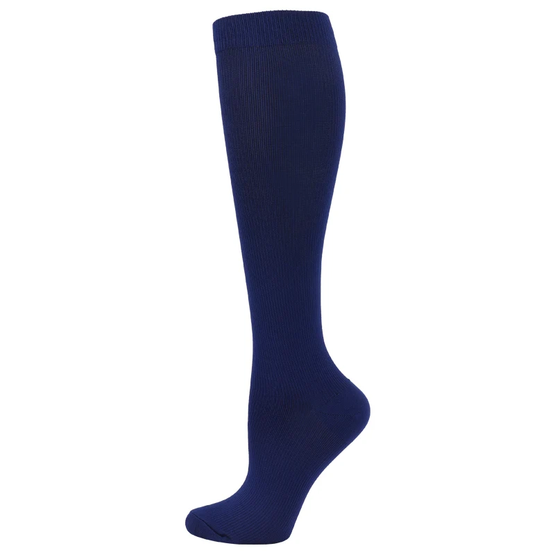 2 Pairs Compression Stockings Blood Circulation Promotion Slimming Sport Nurse Socks Anti Fatigue Comfort Knee High