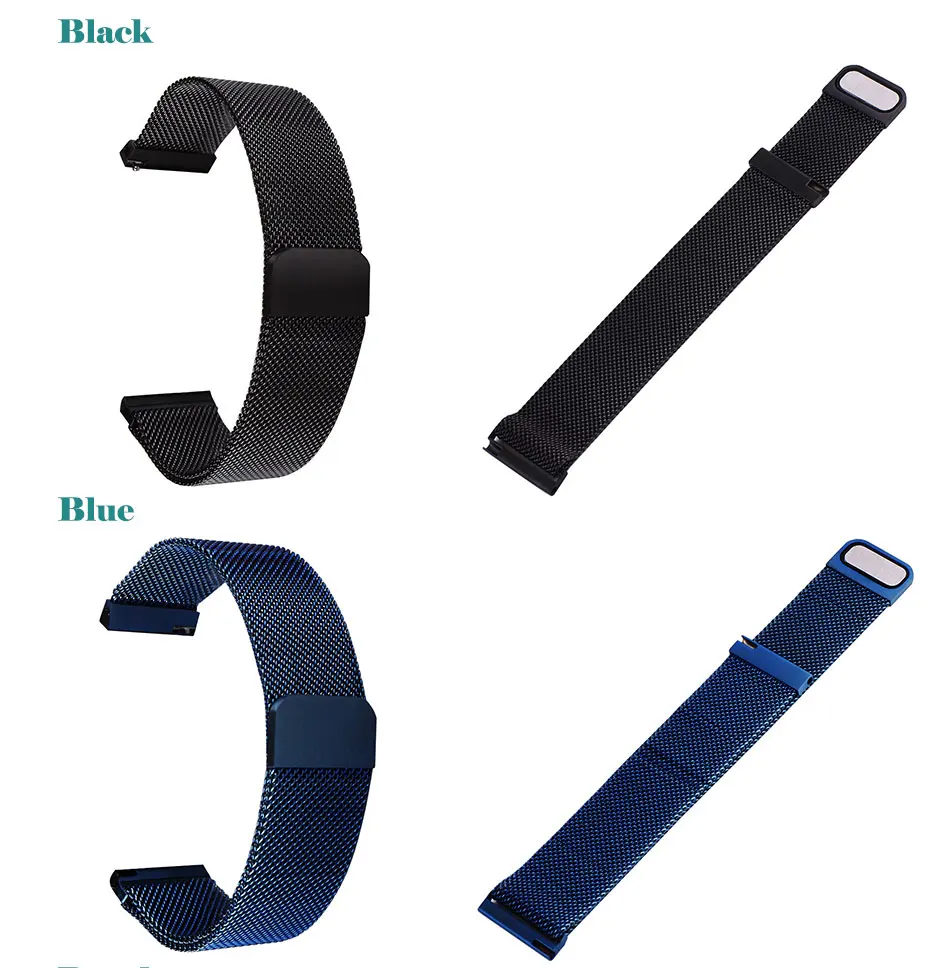UTHAI Stainless Steel Magnetic Mesh Strap Universal 16mm 18mm 20mm 22mm 24mm Watch Strap Quick Release Watchbands