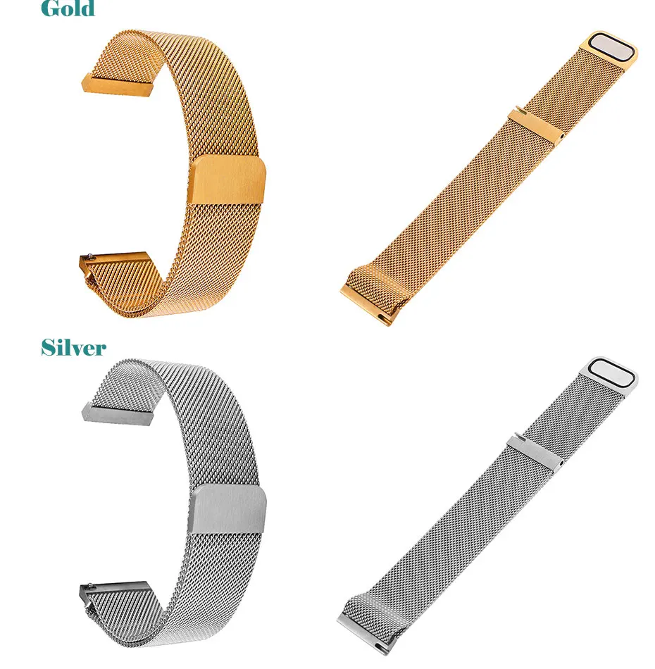 UTHAI Stainless Steel Magnetic Mesh Strap Universal 16mm 18mm 20mm 22mm 24mm Watch Strap Quick Release Watchbands