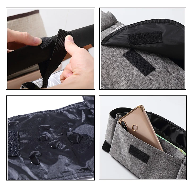 Stroller Bag Pram Organizer Baby Accessories Cup Holder Cover Newborns Trolley Portable Travel Car Bags For Carriages Universal