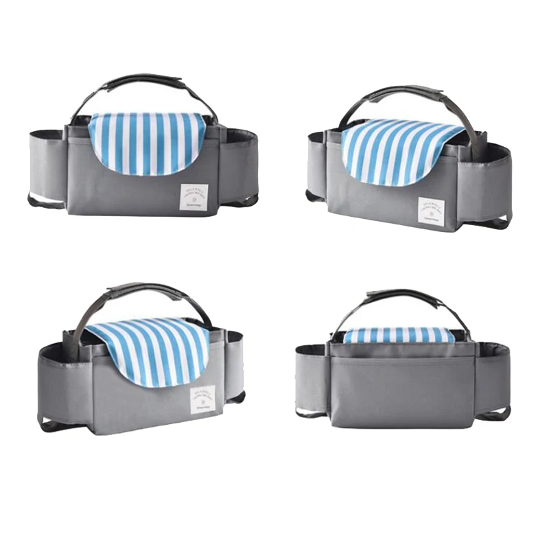 Stroller Bag Pram Organizer Baby Accessories Cup Holder Cover Newborns Trolley Portable Travel Car Bags For Carriages Universal