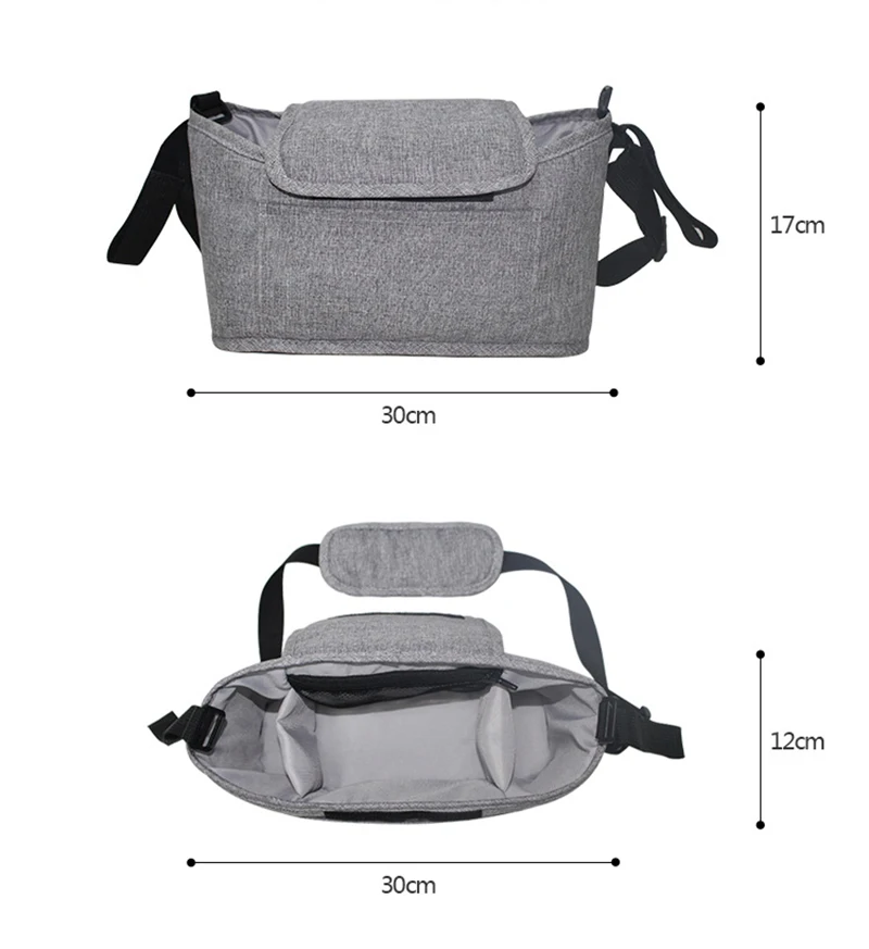 Stroller Bag Pram Organizer Baby Accessories Cup Holder Cover Newborns Trolley Portable Travel Car Bags For Carriages Universal