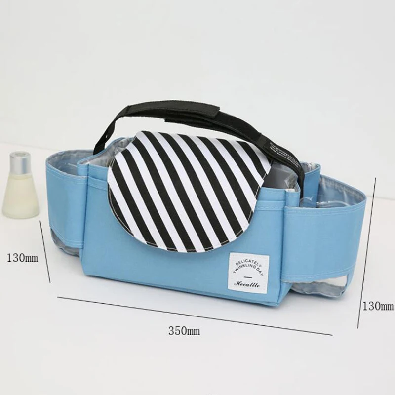 Stroller Bag Pram Organizer Baby Accessories Cup Holder Cover Newborns Trolley Portable Travel Car Bags For Carriages Universal