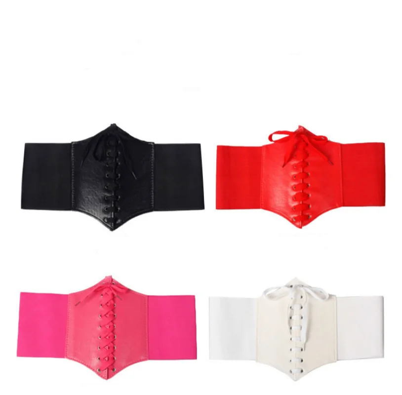 Corset Belt Bandage Super Wide Pu Leather Girdle Slimming Body Women Elastic High Waist Belts Cinto Sobretudo Feminin Ceinture