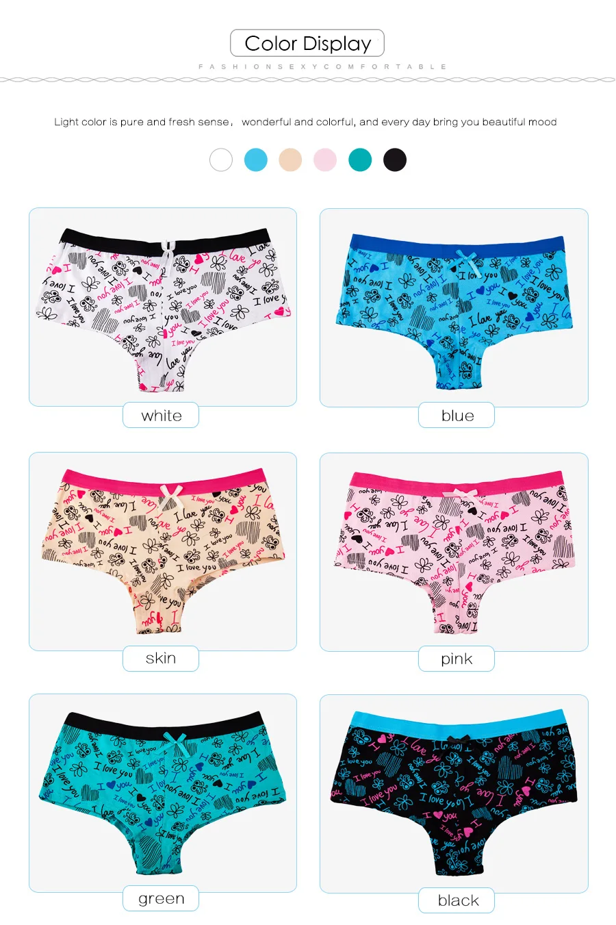 Cotton Underwear Women Girls Shorts Boxers Ladies Panties Sexy Floral Boyshort Knickers M L XL 5 Pcs/lot