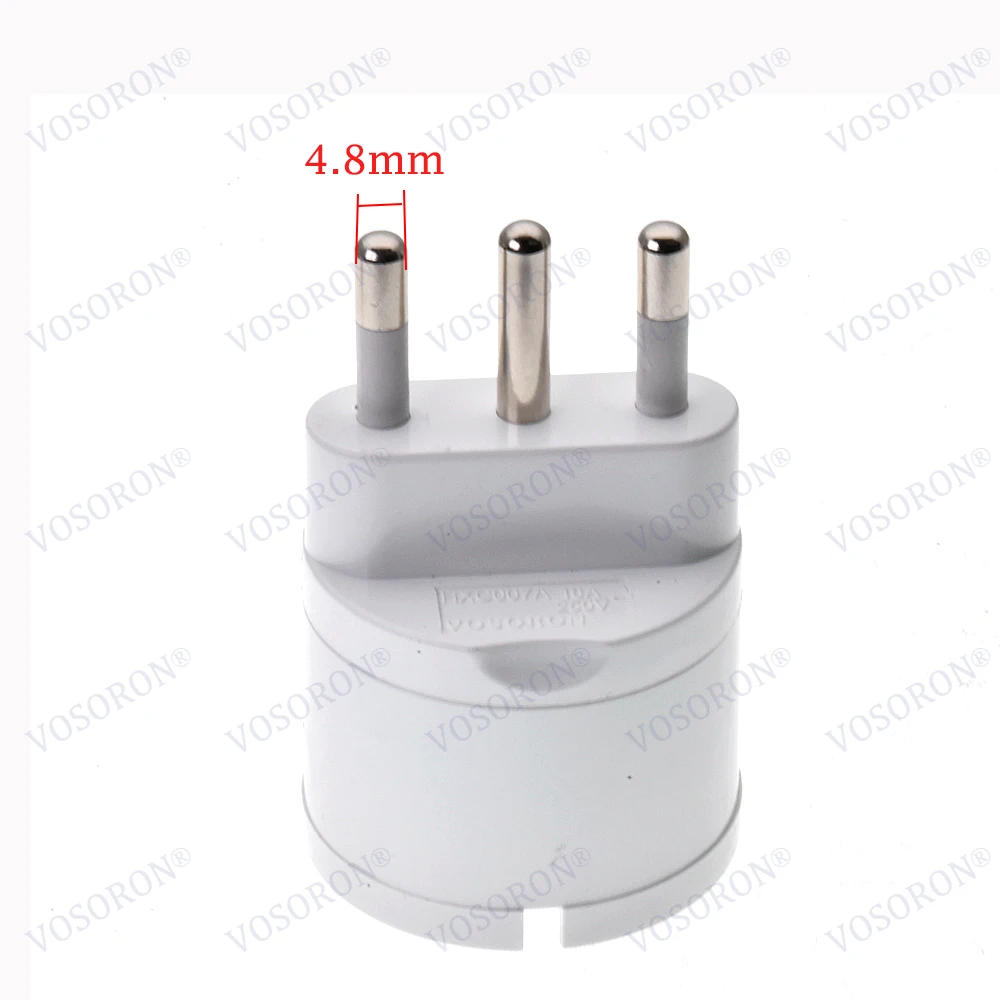 European Euro Eu Plug To Italy Standard Power Plug Adapter Socket 10A/16A Travel Converter AC 110~250V