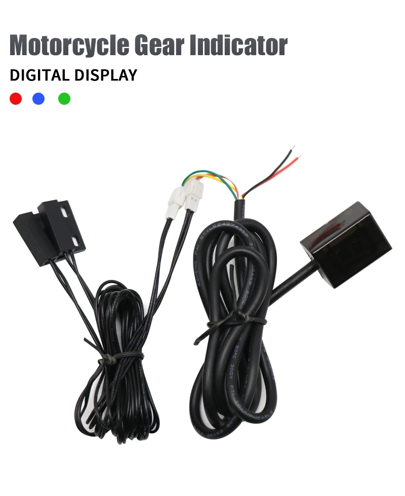 Alconstar Universal Strong magnet Ultra thin Motorcycle 6 Speed Digital Gear Indicator Motorcycle Display Shift Lever Sensor