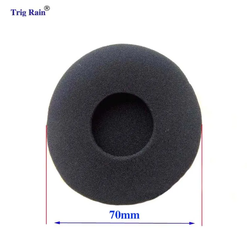Thickened Foam Ear Pads For Headphones Sponge Replacement Cushions Covers Earphones Case 35mm 40mm 50mm 55mm 60mm 70mm 80mm