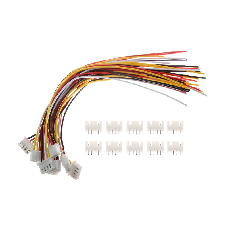 10Sets 2/3/4/5/6/7/8/9/10 Pin Pitch Male Female Plug Socket JST XH2.54 XH 2.54mm 15cm Wire Length 24AWG Wire Cable Connector