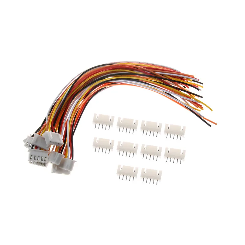 10Sets 2/3/4/5/6/7/8/9/10 Pin Pitch Male Female Plug Socket JST XH2.54 XH 2.54mm 15cm Wire Length 24AWG Wire Cable Connector