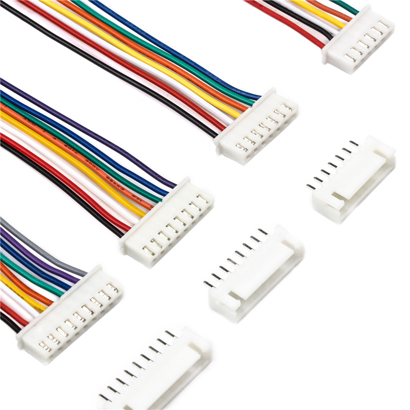 10Sets 2/3/4/5/6/7/8/9/10 Pin Pitch Male Female Plug Socket JST XH2.54 XH 2.54mm 15cm Wire Length 24AWG Wire Cable Connector