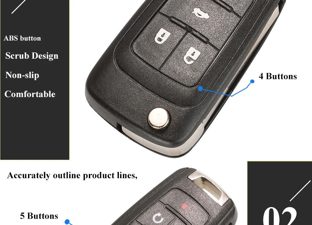 jingyuqin 315/433Mhz ID46 PCF7931E /7937 Car Remote Key for Chevrolet Cruze Aveo Epica Lova Camaro Impala Trax Orlando 2/3/4 BTN