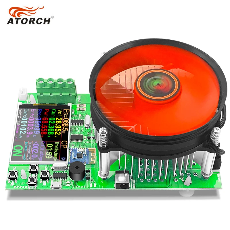 DL24 150W 20A DC Power USB Tester Electronic Load Lithium Battery Capacity Monitor Discharge Meter Supply Checker With APP