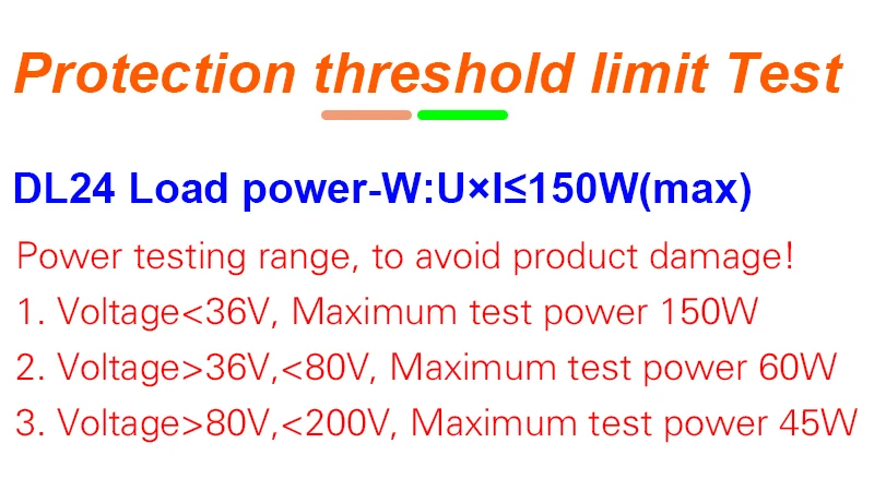 DL24 150W 20A DC Power USB Tester Electronic Load Lithium Battery Capacity Monitor Discharge Meter Supply Checker With APP